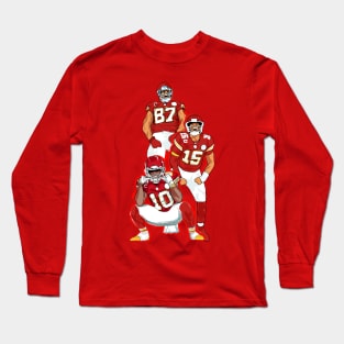 kc chiefs fans - RED Long Sleeve T-Shirt